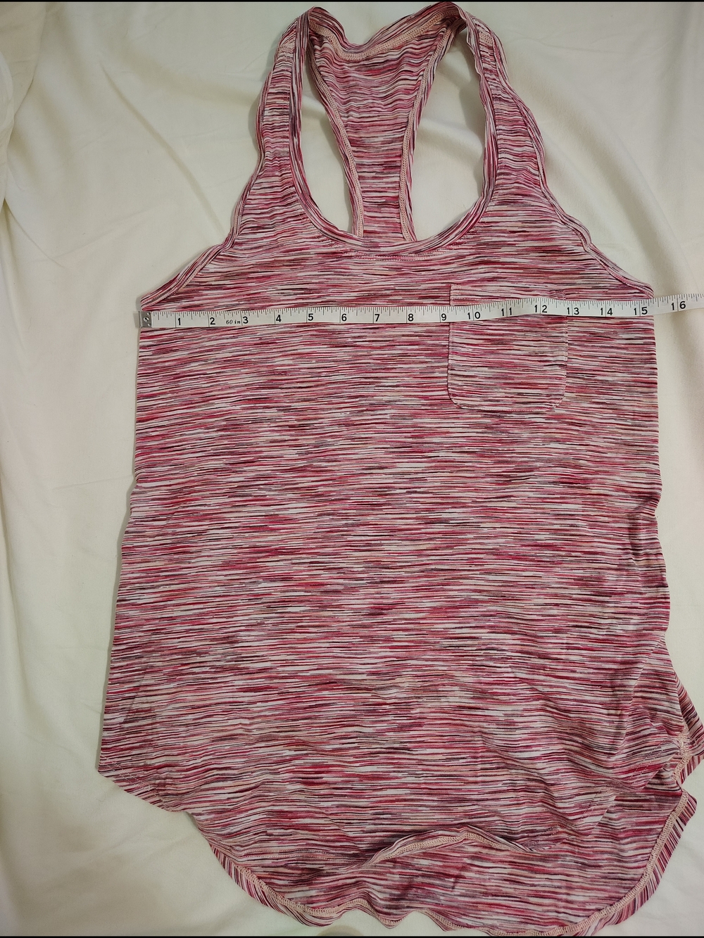 lululemon athletica Yogi Racer Back III Space Dye White Minty - Picture 11 of 13